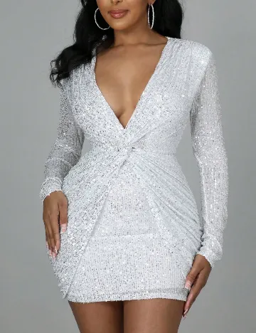 Rochie scurta SHEIN, alb