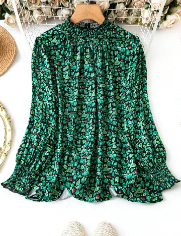 Bluza SHEIN CURVE, verde