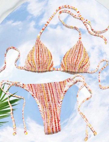 Costum de baie SHEIN, mix culori