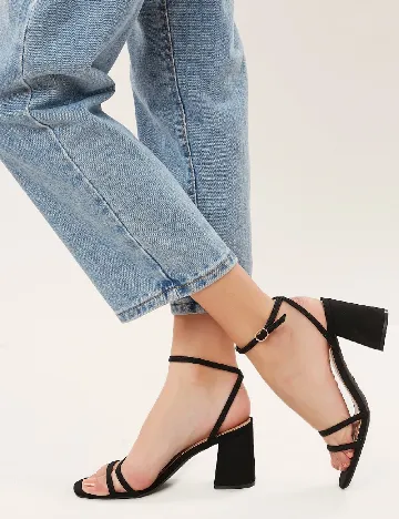 Sandale SHEIN, negru