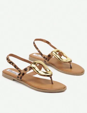 Sandale SHEIN, animal print