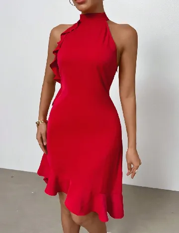 Rochie scurta SHEIN, rosu