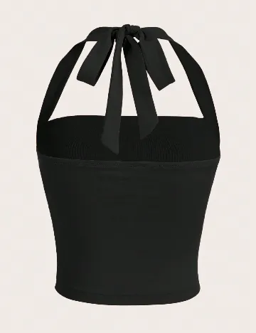 Top SHEIN CURVE, negru