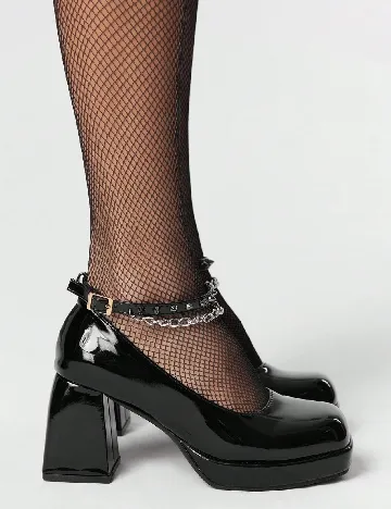 Pantofi Romwe, negru