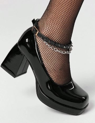 Pantofi Romwe, negru