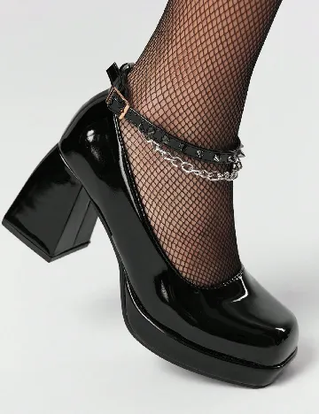 Pantofi Romwe, negru