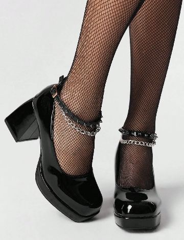 Pantofi Romwe, negru