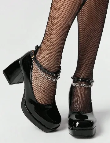 Pantofi Romwe, negru