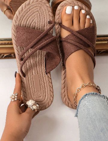 Slapi SHEIN, maro deschis