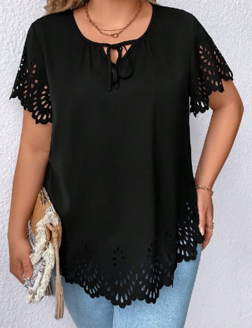 Bluza SHEIN CURVE, negru