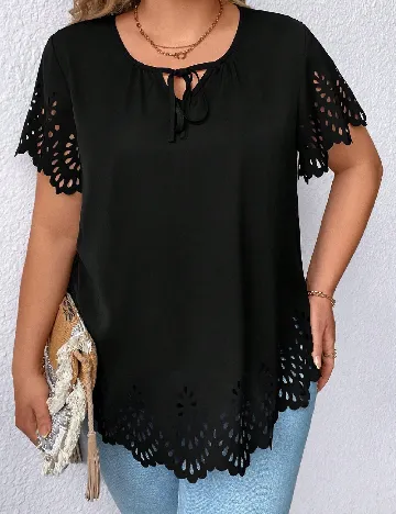 Bluza SHEIN CURVE, negru