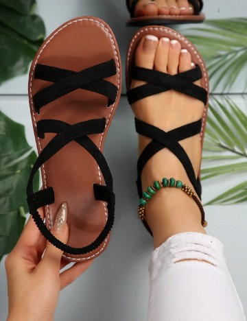 Sandale SHEIN, negru
