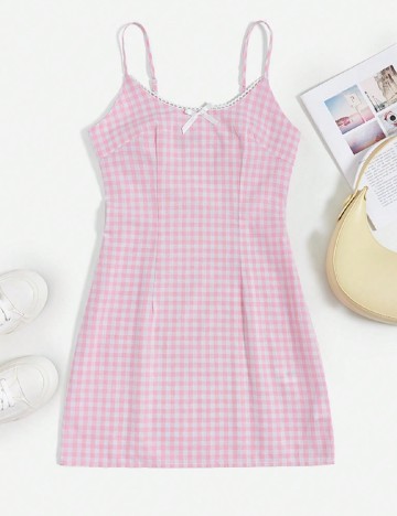 Rochie scurta SHEIN, roz