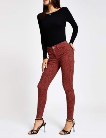 Blugi River Island, animal print