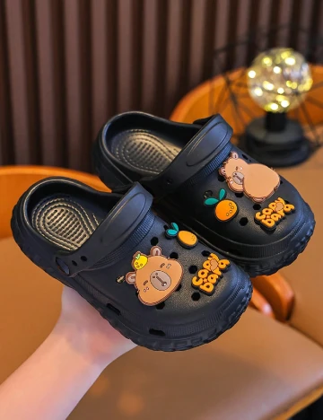 Slapi Shein Kids, negru