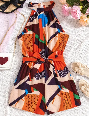 Salopeta Shein Kids, mix culori