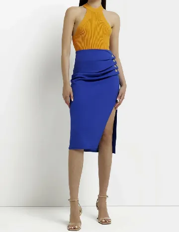 Fusta River Island, albastru