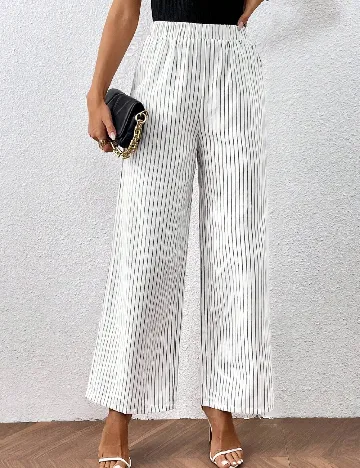 Pantaloni SHEIN, alb