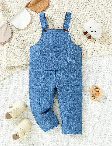 Salopeta Shein Kids, albastru