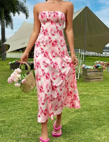 Rochie lunga SHEIN, roz