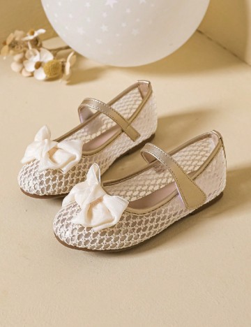 Balerini Shein Kids, ecru/auriu
