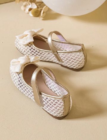 Balerini Shein Kids, ecru/auriu