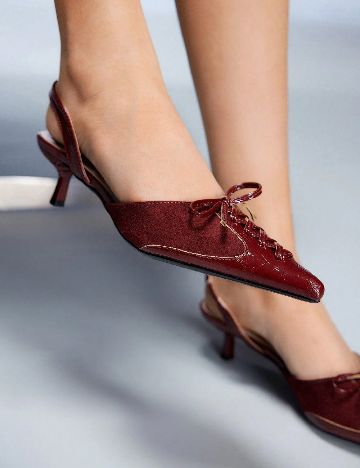 Pantofi Cuccoo, visiniu