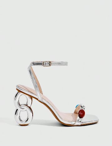 Pantofi SHEIN, argintiu