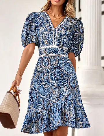 Rochie scurta SHEIN, albastru