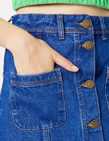 Fusta River Island, albastru