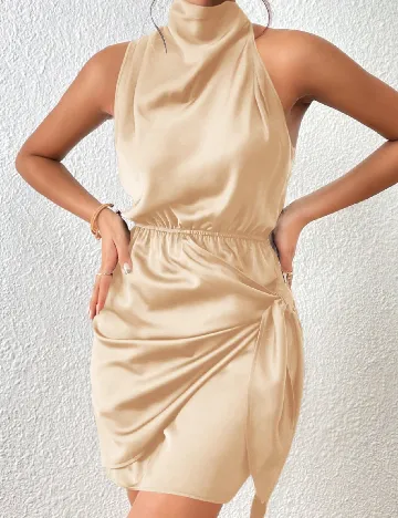 Rochie scurta SHEIN, crem