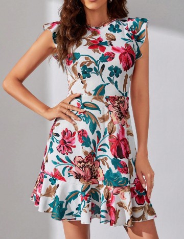 Rochie scurta SHEIN, mix culori