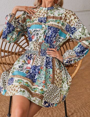 Rochie scurta SHEIN, mix culori