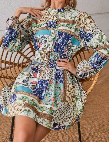 Rochie scurta SHEIN, mix culori