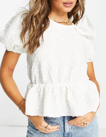 Bluza River Island, alb