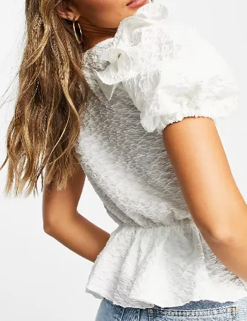 Bluza River Island, alb