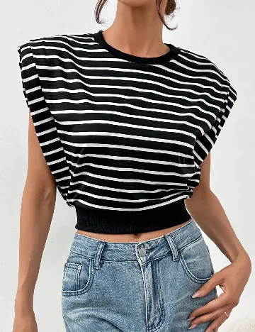 Top SHEIN, negru