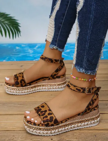 Sandale SHEIN, animal print