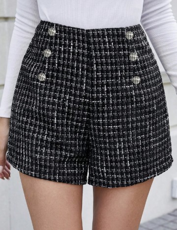 Pantaloni scurti SHEIN, negru