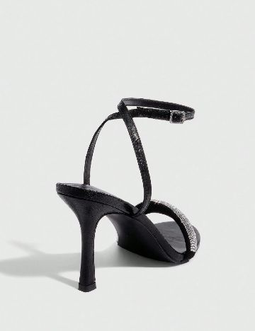 Sandale Cuccoo, negru/argintiu