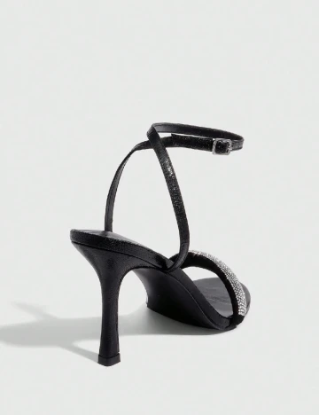 Sandale Cuccoo, negru/argintiu