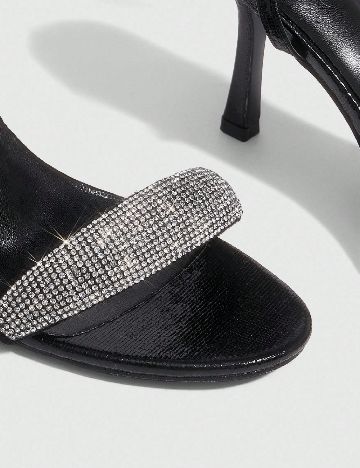 Sandale Cuccoo, negru/argintiu