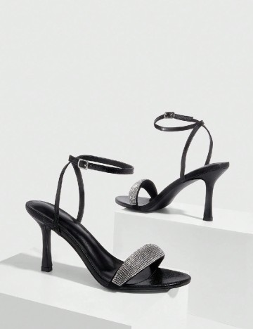 Sandale Cuccoo, negru/argintiu