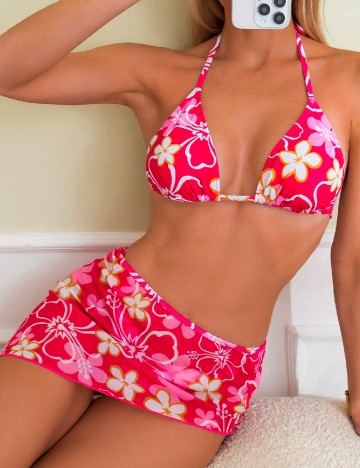 Costum de baie SHEIN, floral