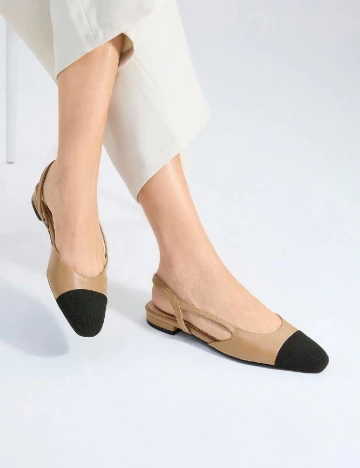 Pantofi MOTF, maro/negru