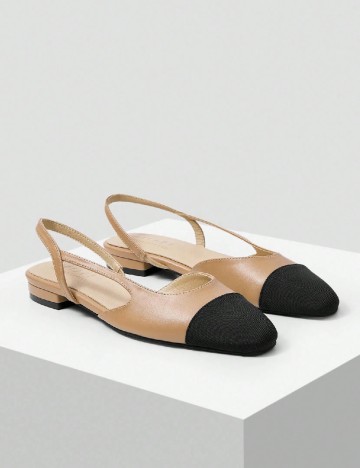 Pantofi MOTF, maro/negru