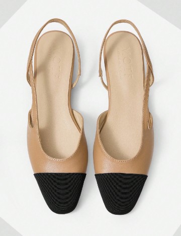 Pantofi MOTF, maro/negru