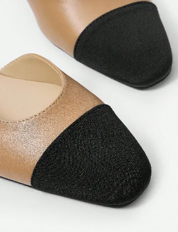 Pantofi MOTF, maro/negru