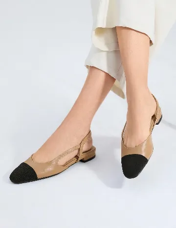 Pantofi MOTF, maro/negru