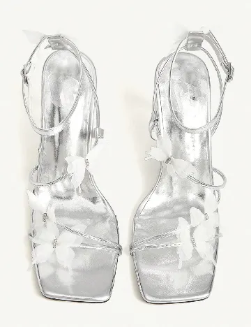 Sandale Cuccoo, argintiu